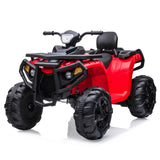 Garvee Ride - P Series: 4 Wheeler Electric Vehicle for Big Kids 2 Seater Battery Powered Ride On Toy Car with Spring Suspension, LED Lights, High & Low Speed, Music, USB, Soft Start for Toddlers, Red - Red