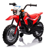Garvee Ride - P Series: Kids Electric Ride on Motorcycle, Licensed Honda Battery Powered Motorbike Toy, with Training Wheels, Rechargeable Battery, Headlight, Engine Sounds, for Children Girls Boys - Red - Red