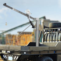 Garvee 1000 lbs Truck Crane, Truck Jib Crane Hoist Crane Hitch Mount, 500 lbs Truck Crane/600 lbs Truck Crane/700 lbs Truck Crane/1000 lbs Pickup Crane for Lifting Goods