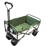 Garvee 330 Lbs Utility Kids Wagon Portable All-Terrain Collapsible Wagon With Foot Brakes For Outdoor Garden Park Camping Fishing Green