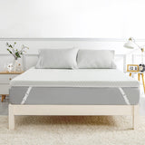 Garvee Mattress Topper Queen, Garvee Memory Foam Mattress Topper with Zippered Bamboo Cover, Cloud-Like Soft Bed Topper 3-Inch - White - 3Q1