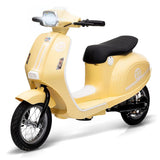 Garvee Ride - G Series: 24V 350W 14MPH Speed Rear Brake Twist Grip Throttle LED Light Blue Durable Pneumatic Tires Outdoor Riding - Beige