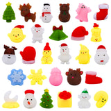 Garvee 56 Pcs Easter Basket Stuffers Mochi Squishy Toys, Easter Egg Fillers Mini Squishies Stress Relief Toys, Slow Rising Animals for Easter Theme Party Favor, Easter Eggs Hunt