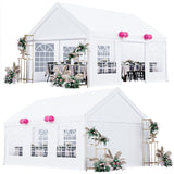 Garvee 13x26ft Heavy Duty Party Tent - Wedding Canopy with Detachable Sidewalls & 3 Storage Bags for Outdoor Events, Weddings & Camping