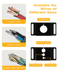 Garvee Electric Wire Stripping Machine for Scrap Cable Copper Recycling, 0.06-0.98 Inch High Precision Wire Stripper Tool, Automatic Wire Stripper for 7/0-15 AWG