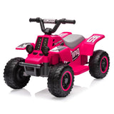 Garvee Ride - P Series: 6V Kids Ride On Electric ATV, Ride Car with LED Headlights, Ride-On Toy for Toddlers 1-3 Boys & Girls with Music, Forward & Reverse - Rose - Rose
