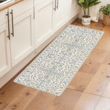 Garvee 2x6 Ft Boho Area Rugs, Modern Machine Washable Floral Rug for Living Room Bedroom, Ultra Thin Low Pile, Multicolor - Colorful