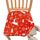 Garvee Christmas Seat Covers Dustproof Removable Chair Seat Cushion Slipcovers Home Decoration for Kitchen Dining Room Office Christmas Deer One Size - Christmas Deer