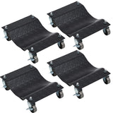 Garvee Wheel Dolly, 6000 lbs/2722 kg Car Dollies, Wheel Dolly Car Tire Stake Set of 4 Piece, Heavy-duty Car Tire Dolly Moving Cars, Trucks, Trailers, Motorcycles, and Boats, Black - Black