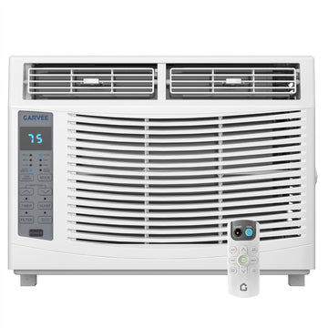 Garvee 6000btu Window Air Conditioner Units, Fast Cooling 250 Sq.ft. 115V Air Conditioner Window Unit with Remote Controlled, App Controlled, 50db Low Noise,Small Ac Unit for Room Quick Installation