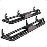 Garvee Running Boards Compatible with 2015-2022 Chevy Colorado/GMC Canyon SuperCrew Cab,Steel Two Stairs Rock Sliders for 2015 2016 2017 2018 2019 2020 2021 2022 Chevy Colorado/GMC Canyon Crew Cab