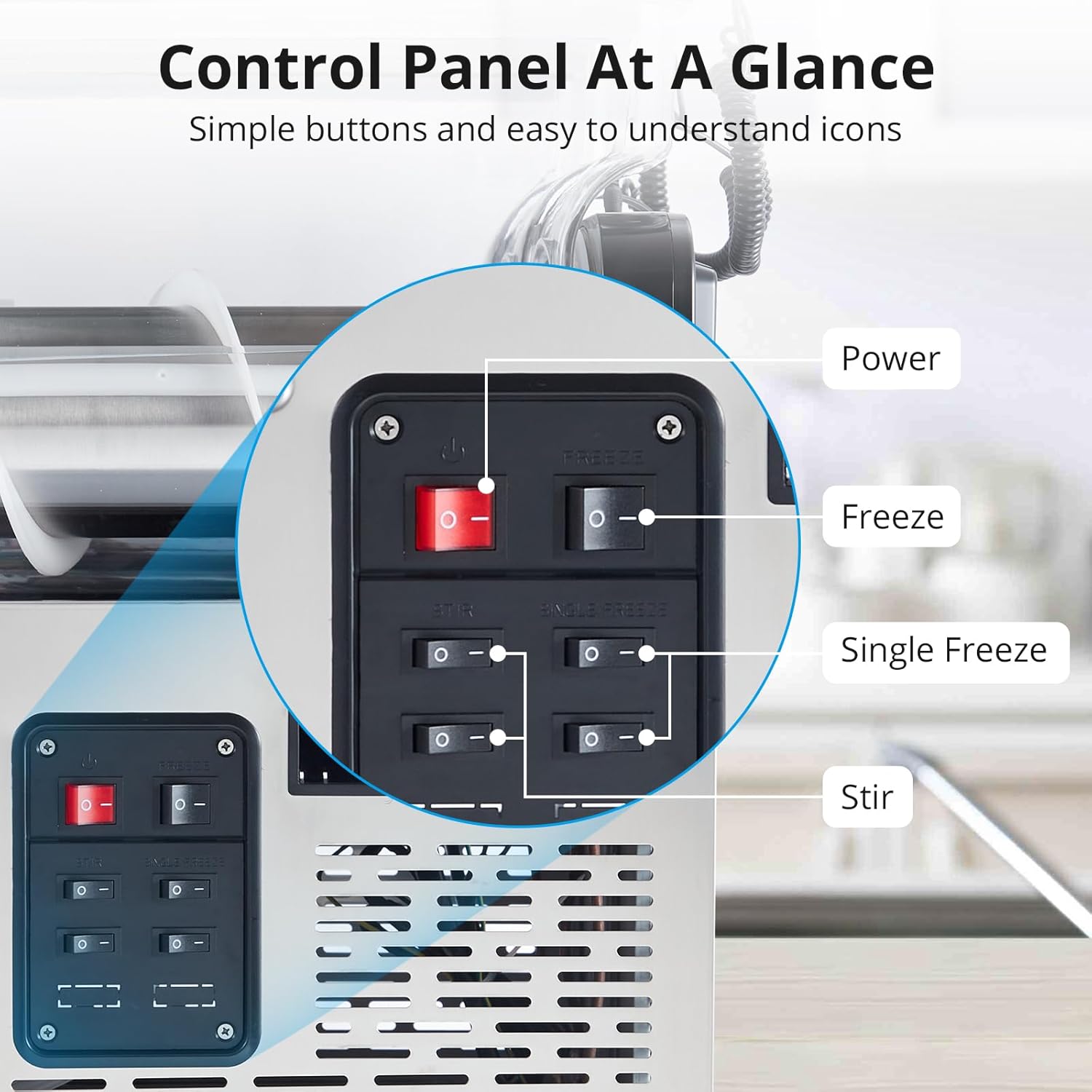 Garvee Commercial Slushy Machine 36L/9.6Gal with Self-Cleaning & 860 Watts Stainless Steel – Frozen Drink & Margarita Maker for Coffee Shops, Restaurants, Bars