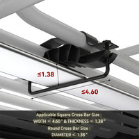 Garvee 64" x 39" x 6" Universal Roof Rack Carrier Basket, Heavy Duty Car Cargo Rack for SUVs and Trucks, Black, 200 Lbs Capacity