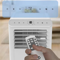 Garvee 8000 BTU Portable Air Conditioners Cool Up to 350 Sq.Ft,3 IN 1 Portable Ac Unit with Remote Control/LED Display/24Hrs Timer/Window Installation Kit & Low Noise for Home/Hotel/Office - White Top