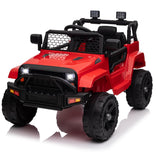 Garvee Ride - P Series: 12V Ride On Truck Car for kid : Remote Control, 3 Speeds, MP3 Music, Suspension, LED Lights,for 3+ Year Old - Red - Red