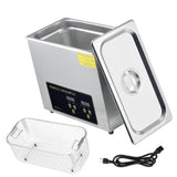 Garvee 180W 6L Ultrasonic Jewelry Cleaner, Digital Timer, Silver