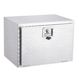 Garvee 24 Inch Heavy Duty Aluminum Tool Underbody Box, Waterproof Truck Storage Organizer Chest, Silver - Silver