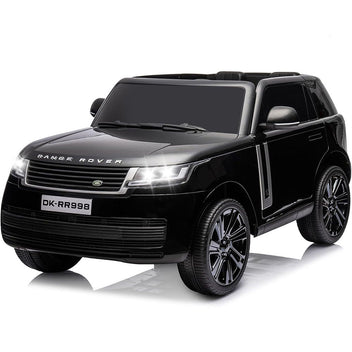Garvee Ride - P Series: 24V 2-Seater Land Rover Ride-On Car For age 3+, With MP3, 3 Speeds, Remote Control, LED, 4-Wheel Suspension - Black