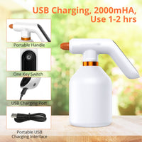Garvee Electric Plant Spray Bottle - Handheld Cordless Watering Can for Easy Indoor & Outdoor Plant Care