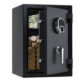 Garvee 2 Cubic Feet Fireproof Home Safe Box, Large Steel Safe with Digital Lock for Cash Jewelry Home Firearm Medicine Valuables