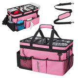 Garvee 19.6 Inch Tool Bag Multi-Pocket Oxford Tool Tote for Electrician Mechanic Carpenter Handyman Durable Black