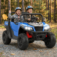 Garvee Ride - P Series: 24V Ride On Dump Truck for Big Kids, 4x4 Electric Car with Remote Control, Shovel, Bluetooth & Music, 24v Ride On Toys, Truck Car, Kids Electric Ride