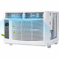 Garvee 12000 BTU Window Air Conditioner With Wi-fi Enabled, Remote Control, Cooling Up To 550sq.ft, 115v Wall Mounted Window Ac Units For Rooms, Dehumidifier, Fan, Reusable Filter