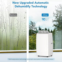 Garvee Portable Air Conditioner 14000 BTU - 3-in-1 AC Unit, Dehumidifier, Fan, 3 Air Speeds, 24-Hour Timer, and Sleep Mode. Cools Up to 750 Sq. Ft