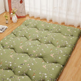 Garvee Floral Pattern Japanese Futon Mattress for Adults, Full Size Futon Mattress for Guest Room Kids Room, Sleeping Mattress for Floor Roll Up Camping Mattress - Fly Bird-Green - 4