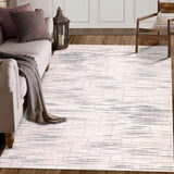 Garvee Area Rug Coffee Grey 4x6 Bedroom Rug Machine Washable Rug Geometric Living Room Area Rug Indoor Non-Slip Stain Resistant Throw Floor Carpet for Dining Room Living Room Home Office Home Decor Rug - Coffee Gray