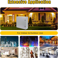 Garvee Steel Electrical Box,15.7 x 12 x 23.6 inches,IP66, Lockable, for Outdoor/Indoor Safety