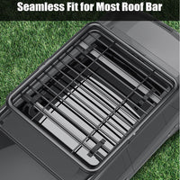 Garvee Universal Roof Rack Carrier Basket, 51"x36"x5", 200 LBS Capacity, Heavy Duty Rooftop Cargo Rack, for SUVs, Trucks, Vehicles, Balck