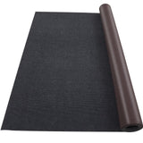 Garvee 6' × 18' Marine Carpet Roll, Waterproof Boat Carpet with Non-Slip TPR Backing, 0.2" Thick Indoor Outdoor Rug for Deck, Patio, RV & Camping, Black - Striped|Black