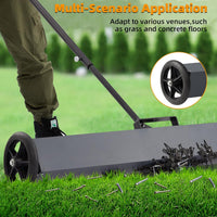 Garvee 36" Heavy Duty Sweeper, 50 Lbs Rolling Magnetic, Floor Use