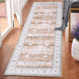 Garvee Area Rug 2x8 Washable Rug Bohemian Rug Kitchen Rugs for Living Room Bedroom Dining Room Office Nursery Non-Slip Kitchen Rug - Light Brown Tones