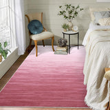 Garvee Modern Pink 5x7 Area Ombre Rugs for Living Room Washable Abstract Bedroom Rug Modern Rugs with Rubber Backing Vintage Office Carpet Abstract Farmhouse Floor Cover Low Pile Area Rug - Pink