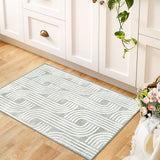Garvee Soft 2x3 Area Rug, Anti Slip, Washable, Pet Friendly, Faux Cashmere Modern Carpet for Living Room Bedroom, Grey - Gray