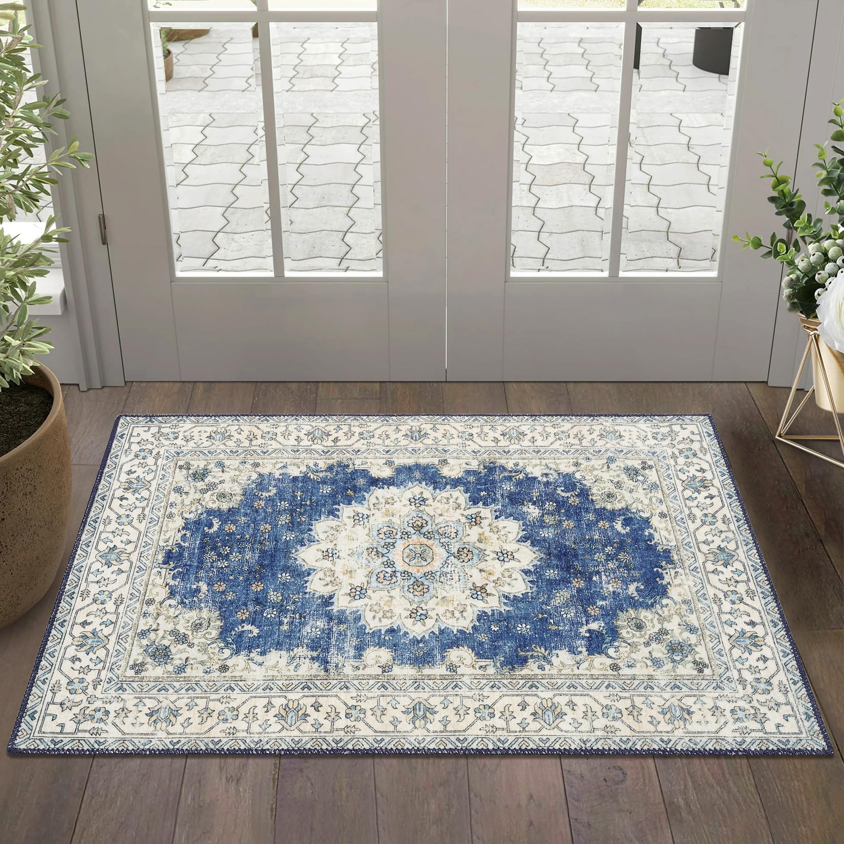 Oriential 2x3 Blue Rugs