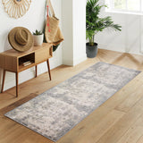 Garvee Long Hallway Runner Rug 2'3"x7'3" Non-Slip Kitchen Carpet Gray, Modern Abstract Indoor Stain Resistant Accent - Gray