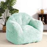 Garvee Bean Bag Chair with Filler, 39” Giant Bean Bag Sofa for Adults Kids, Soft Cozy Large Beanbag Sofa Chair with Armrests for Living Room Bedroom, Mint Green - Mint Green