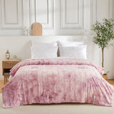 Garvee Heated Blanket Electric King, Soft Tufted Electric Blanket, Machine Washable Thicken Velvet Heating Blanket with Dual Control, 5 Heating Levels, 10 Hour Auto-Off, 90"x100", Pink - pink
