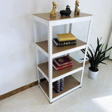 Garvee 4-Tier Storage Rack Heavy Duty Steel Shelving Adjustable Shelves Garage Warehouse 23.6x15.7x47.2in White