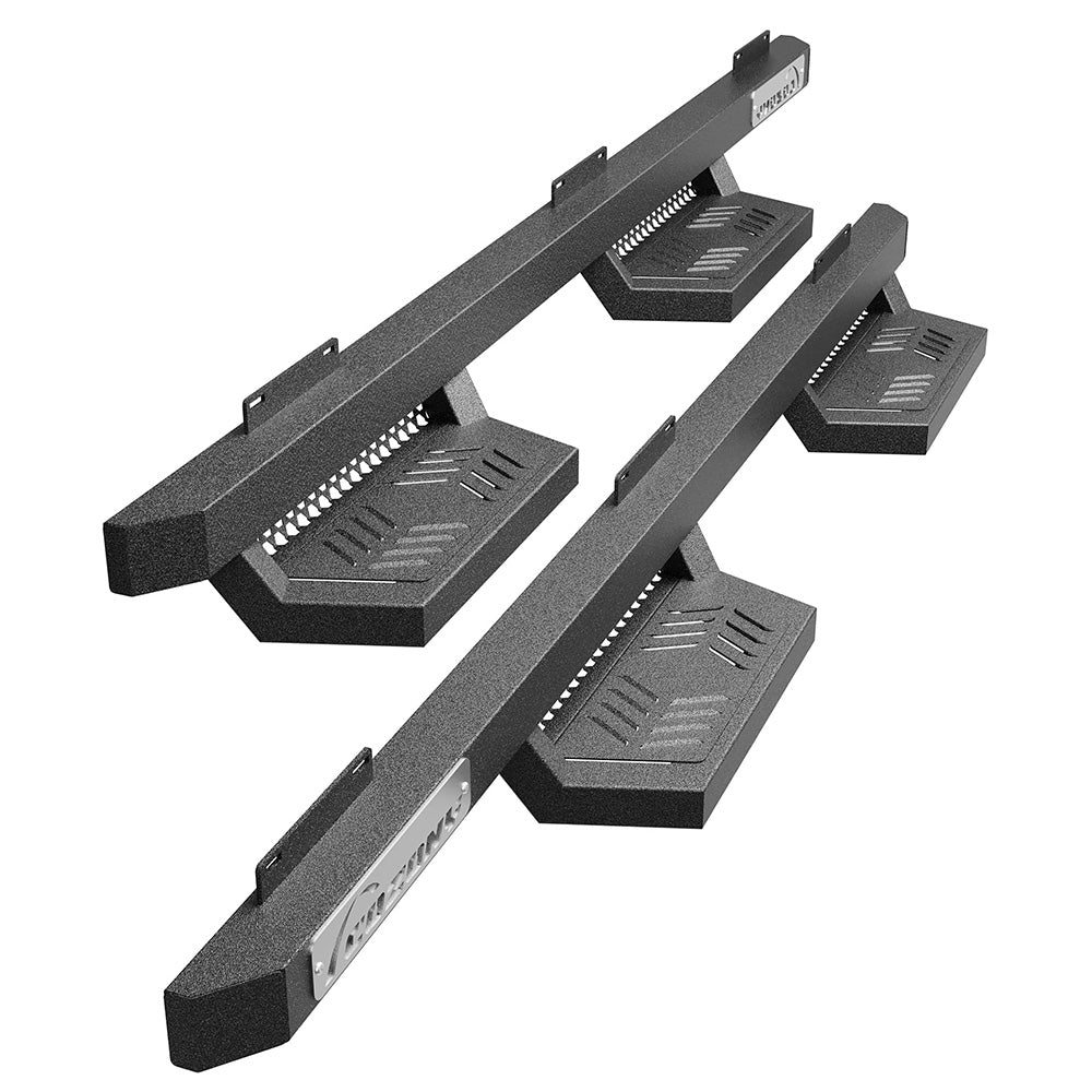 Garvee Running Boards Drop Side Steps for 2019-2024 Dodge Ram 1500 Crew Cab (NOT FIT 19-24 Classic), Textured Black Truck Nerf Bars