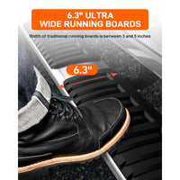 Garvee 6" Boards: 19-23 Silverado/Sierra 1500, 20-24 Model Fit - Silver / Stainless Steel