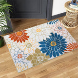 Garvee Area Rug 6x9 Non Slip Modern Rug Thin Machine Washable Rug No Shedding Large Rug with Low Pile for Living Room, Bedroom, Dining Room, Light Grey - Light Gray