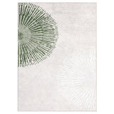 Garvee Modern Abstract Area Rug Washable Low Pile Rug Non Slip Non Shedding Rug Soft Floor Carpet, Foldable Thin Rug, Stain Resistant Rug for Bedroom Living Room - Beige