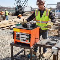 Garvee 1600W Electric Rebar Bender Machine up to 1 inch with Our Electric Bender - Achieve 0-180° Angles, Operate with Convenient Foot Pedal Switch & from Powerful Motor