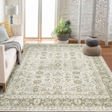 Garvee Area Rugs Beige 10x13 Vintage Floral Non Slip Low Pile Washable Rug for Living Room Bedroom Farmhouse Dining Room Kids Playroom - Beige