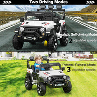 Garvee Ride - P Series: 3-6, Ride on Car with 2.4G Remote Control, 12V Battery Powered Electric Car for kids with 3 Adjustable Speeds, Soft Start, Battery Display, Music (Black)