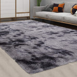 Garvee Fluffy & Sheepskin Dark Grey 24"×71" Area Rug for Bedroom Plush Rug Non-Slip Carpet Shaggy Rug for Living Room Bedroom Dining Room Kitchen Office Nursery Bedroom Decor - Dark Gray